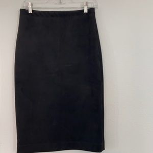 BCBGMAXAZRIA Lyric Faux Suede Pencil Skirt